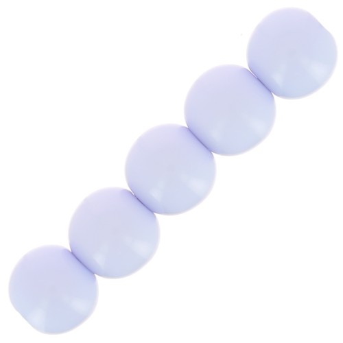 4mm Opaque resin bead - Baby Blue x15
