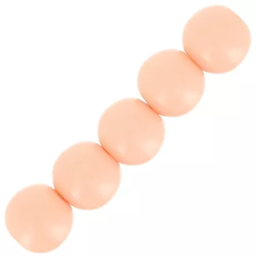 4mm Opaque resin bead - Salmon x15