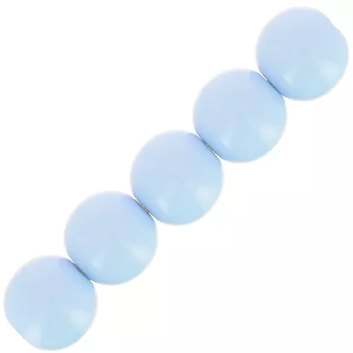 4mm Opaque resin bead - Sky Blue x15