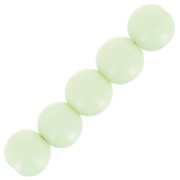 6mm Opaque resin bead - Pastel greenx10
