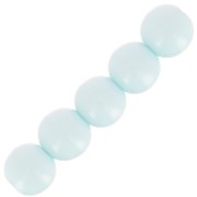 6mm Opaque resin bead - Light Blue x10|raw }}