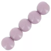6mm Opaque resin bead - Lilac x10