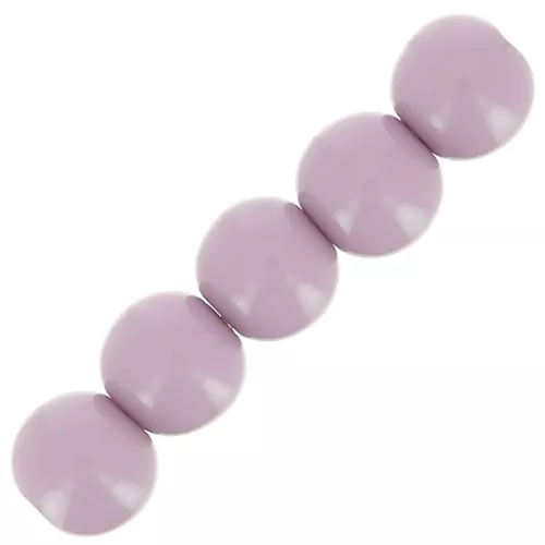 6mm Opaque resin bead - Lilac x10