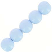 6mm Opaque resin bead - Bleu ciel x10|raw }}