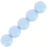 6mm Opaque resin bead - Bleu ciel x10