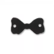 knot spacer 2 holes 24mm Jet x1