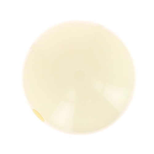 8mm Opaque resin bead - Beige x1