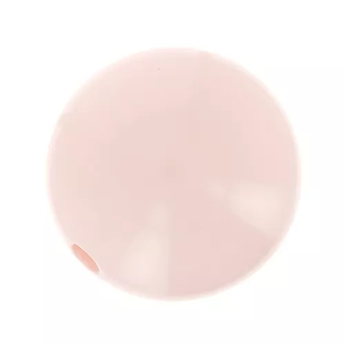 8mm Opaque resin bead - powder rose x1