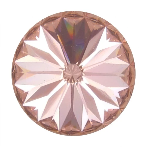 PureCrystal 1122 Rivoli Round Stone 12mm Vintage Rose