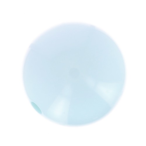 10mm Opaque resin bead - Light Blue x1