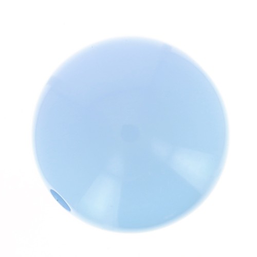 10mm Opaque resin bead - Bleu ciel x1