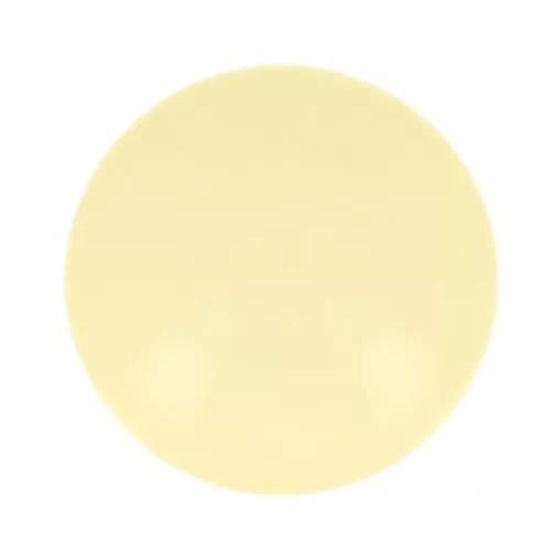 12mm Opaque resin bead - Pastel yellow x1