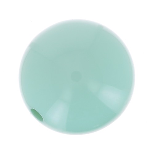 12mm Opaque resin bead - water greenx1