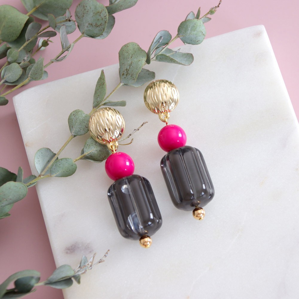 12mm Opaque resin bead water greenx1 Perles & Co