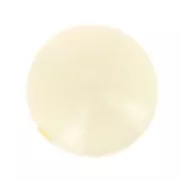 12mm Opaque resin bead - Beige x1