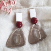 Opaque resin bead 14 mm - Sky Blue x1