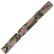 15x5mm Gemstone tube beads - Rhodonite x5