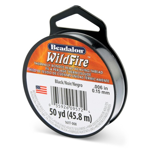 WildFire Nylon thread 0.15mm Black x45.8m