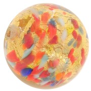 Round Murano 10mm Arlequin x1|raw }}