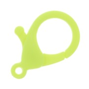 25mm Acrylic Lobster Clasp - Neon Green x1|raw }}