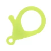 25mm Acrylic Lobster Clasp - Neon Green x1