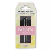 Bohin ribbon embroidery needles N°18/20/22 x3