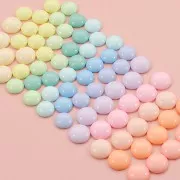 14mm Opaque resin cabochon - Salmon x1