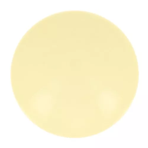 14mm Opaque resin cabochon - Pastel yellow x1