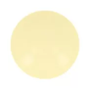 12mm Opaque resin cabochon - Pastel yellow x1