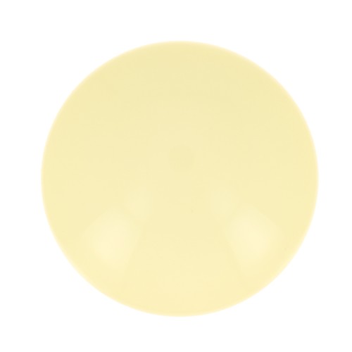 12mm Opaque resin cabochon - Pastel yellow x1