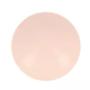 12mm Opaque resin cabochon - powder Pink x1