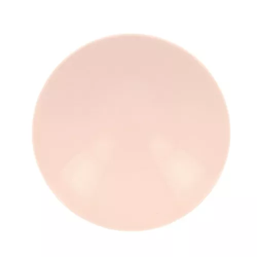 12mm Opaque resin cabochon - powder Pink x1