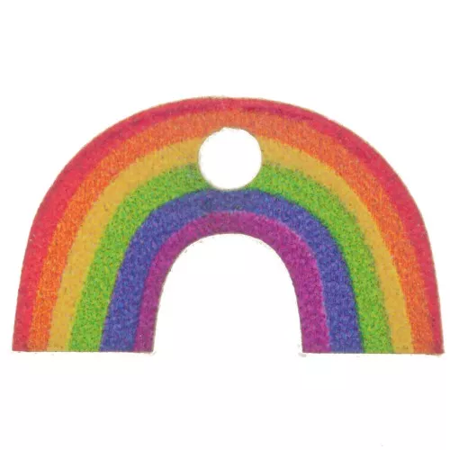 Plexiglas Rainbow Charm 8x13 mm - Multicolored x1