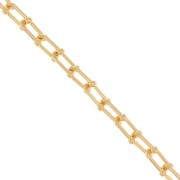 Fancy chain 9 mm - Gold x1m|raw }}
