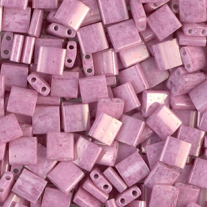 Miyuki Tila Beads 5x5x1.9 mm TL-0599 - Op Antique Rose Luster x10g