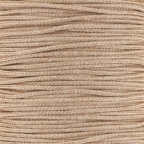 Metallic polyester thread spool 1 mm Pink gold x 20 m