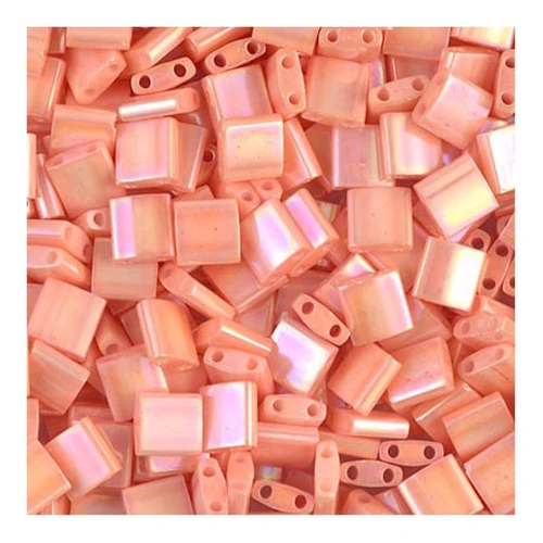Miyuki Tila Beads 5x5x1.9 mm TL-0596-1 - Op Tea Rose Luster x10g