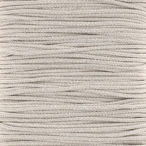 Metallic polyester thread spool 1 mm Silver x 20 m