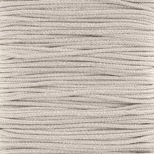Metallic polyester thread spool 1 mm Silver x 20 m