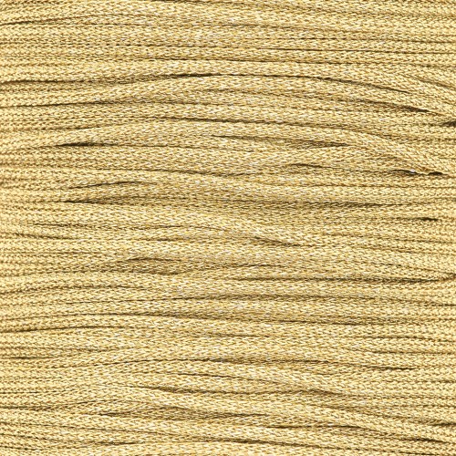 Metallic polyester thread spool 1 mm Gold x 20 m