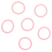 Silicone Rings for Eyeglass Clips - Pink x10|raw }}