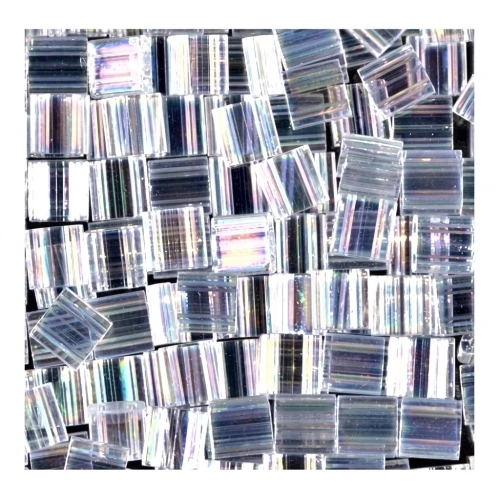 Miyuki Tila Beads 5x5x1.9 mm TL-0256 - Tr Smoky Amethyst AB x10g