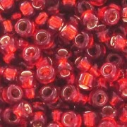Toho Seed beads 15/0 TO15R25C - Silver Lined Ruby|raw }}