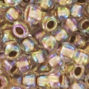 Toho Seed beads 11/0 TO11R994 - Gold Lined Rainbow Crystal x8g
