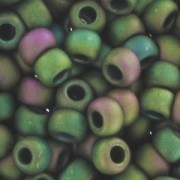 Toho Seed beads 11/0 TO11R707 - Mat Iris Peridot|raw }}