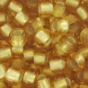 Toho Seed beads 11/0 TO11R22BF - Silver Lined Frosted Topaz