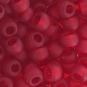 Toho Seed beads 11/0 TO11R5CF - Transparent Frosted Ruby|raw }}