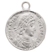 Roman Coin Pendant 22x19 mm - Silver 925 x1