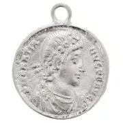 Roman Coin Pendant 22x19 mm - Silver 925 x1