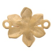 Flower spacer 15x13 mm - Gold plated 3 microns x1